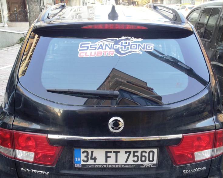 SsangYong Clubtr Sticker Uygulaması